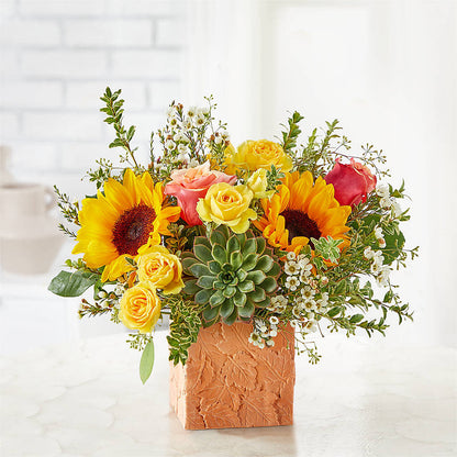 Sunflower Season Bouquet –  Blossom Shop, Traverse City MI