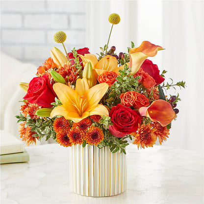 Scarlet Skies Bouquet –  Blossom Shop, Traverse City MI