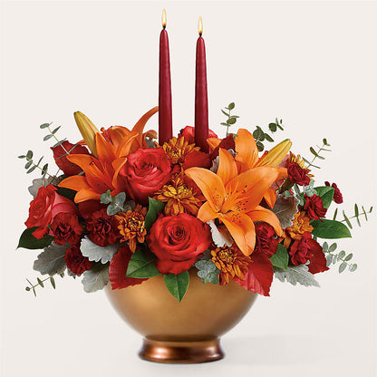 Fruits of Fall Centerpiece –  Blossom Shop, Traverse City MI