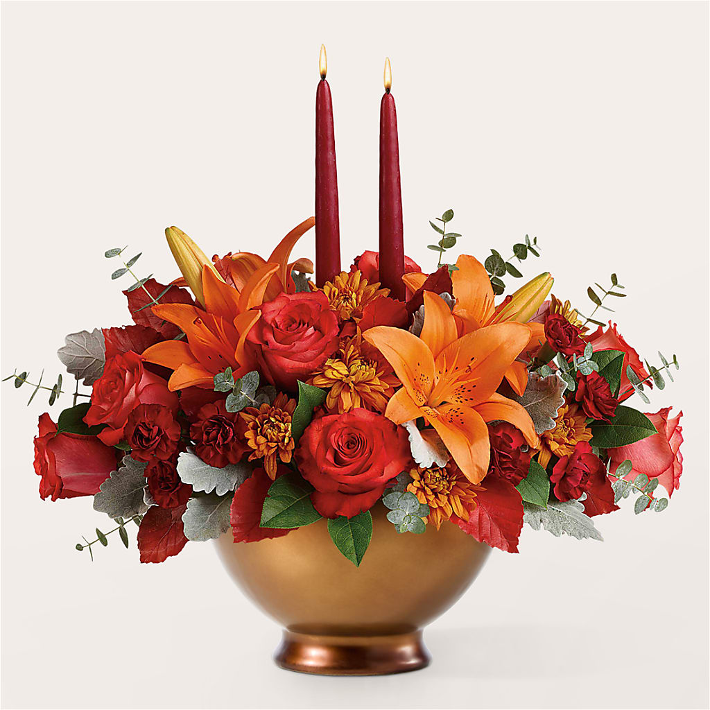 Fruits of Fall Centerpiece –  Blossom Shop, Traverse City MI