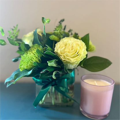 Emerald Forest Bouquet –  Blossom Shop, Traverse City MI