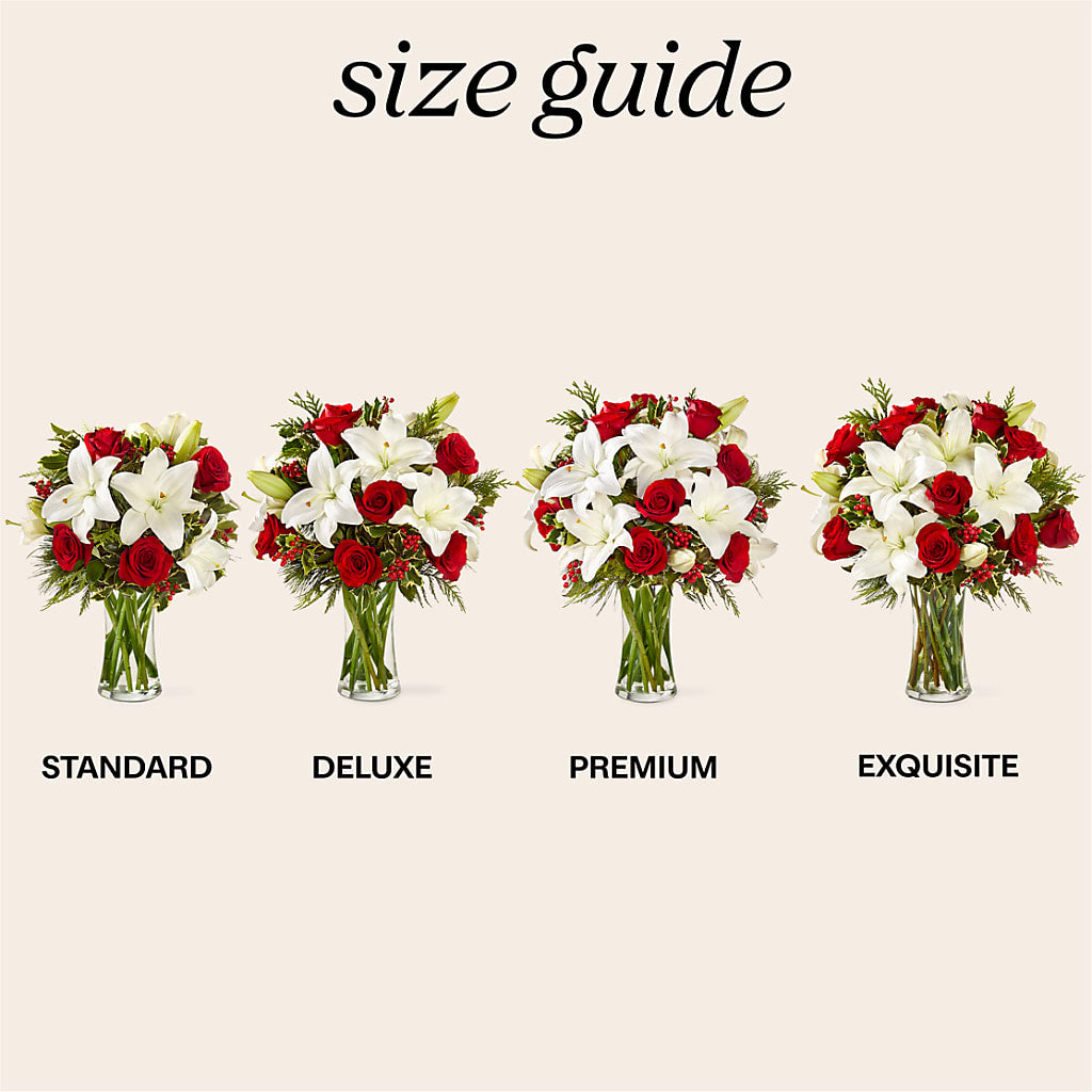 Sparkling Snowflakes Bouquet –  Blossom Shop, Traverse City MI