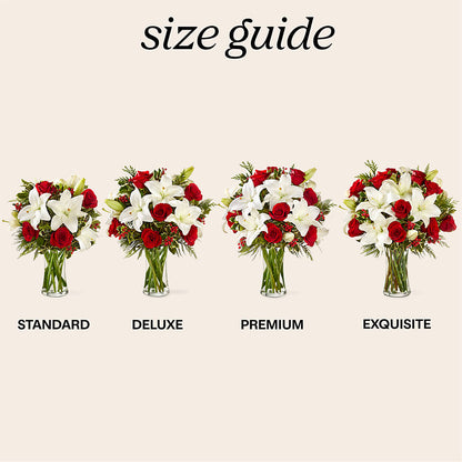 Sparkling Snowflakes Bouquet –  Blossom Shop, Traverse City MI