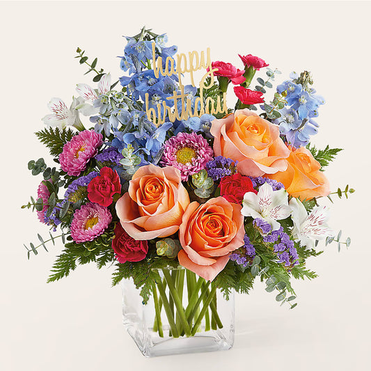 Birthday Bash Bouquet –  Blossom Shop, Traverse City MI