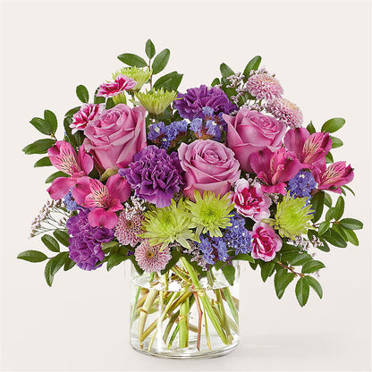 Glass Half Full Bouquet –  Blossom Shop, Traverse City MI