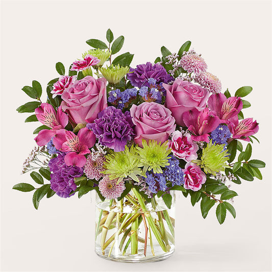 Glass Half Full Bouquet –  Blossom Shop, Traverse City MI