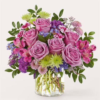 Glass Half Full Bouquet –  Blossom Shop, Traverse City MI