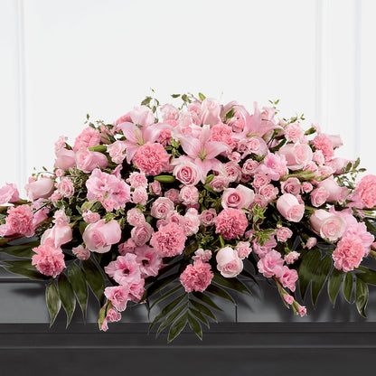 Garden of Comfort Casket Spray (Standard) –  Blossom Shop, Traverse City MI