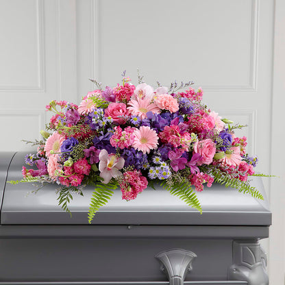 Glorious Garden Casket Spray –  Blossom Shop, Traverse City MI