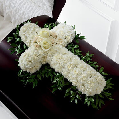 Peaceful Memories Casket Spray (Standard) –  Blossom Shop, Traverse City MI