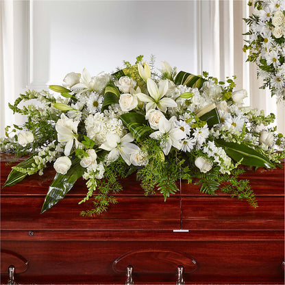 Abundance Casket Spray –  Blossom Shop, Traverse City MI