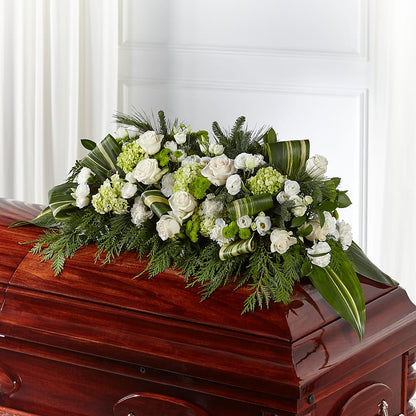 Hopeful Gesture Casket Spray –  Blossom Shop, Traverse City MI