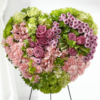 Heartwarming Standing Heart –  Blossom Shop, Traverse City MI