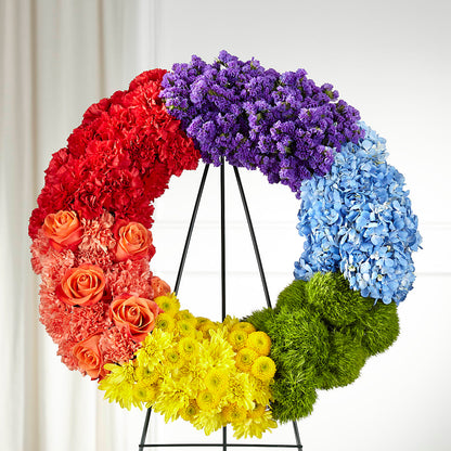 Circle of Love Wreath –  Blossom Shop, Traverse City MI