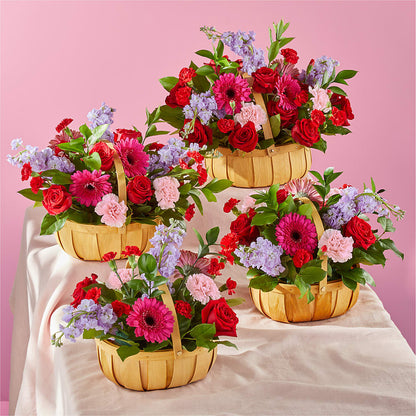 Pink Picnic Basket –  Blossom Shop, Traverse City MI