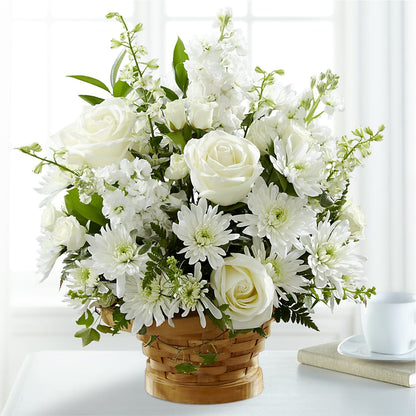 Heartfelt Condolences Arrangement –  Blossom Shop, Traverse City MI