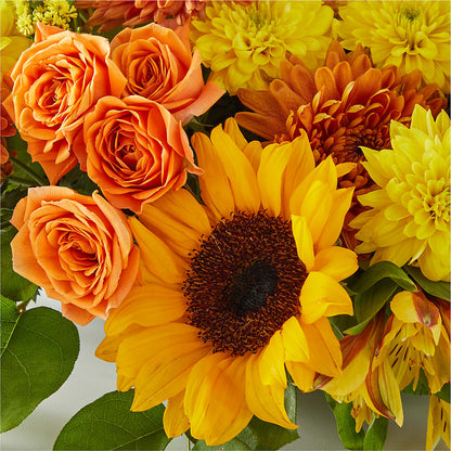Autumn Harmony Centerpiece –  Blossom Shop, Traverse City MI
