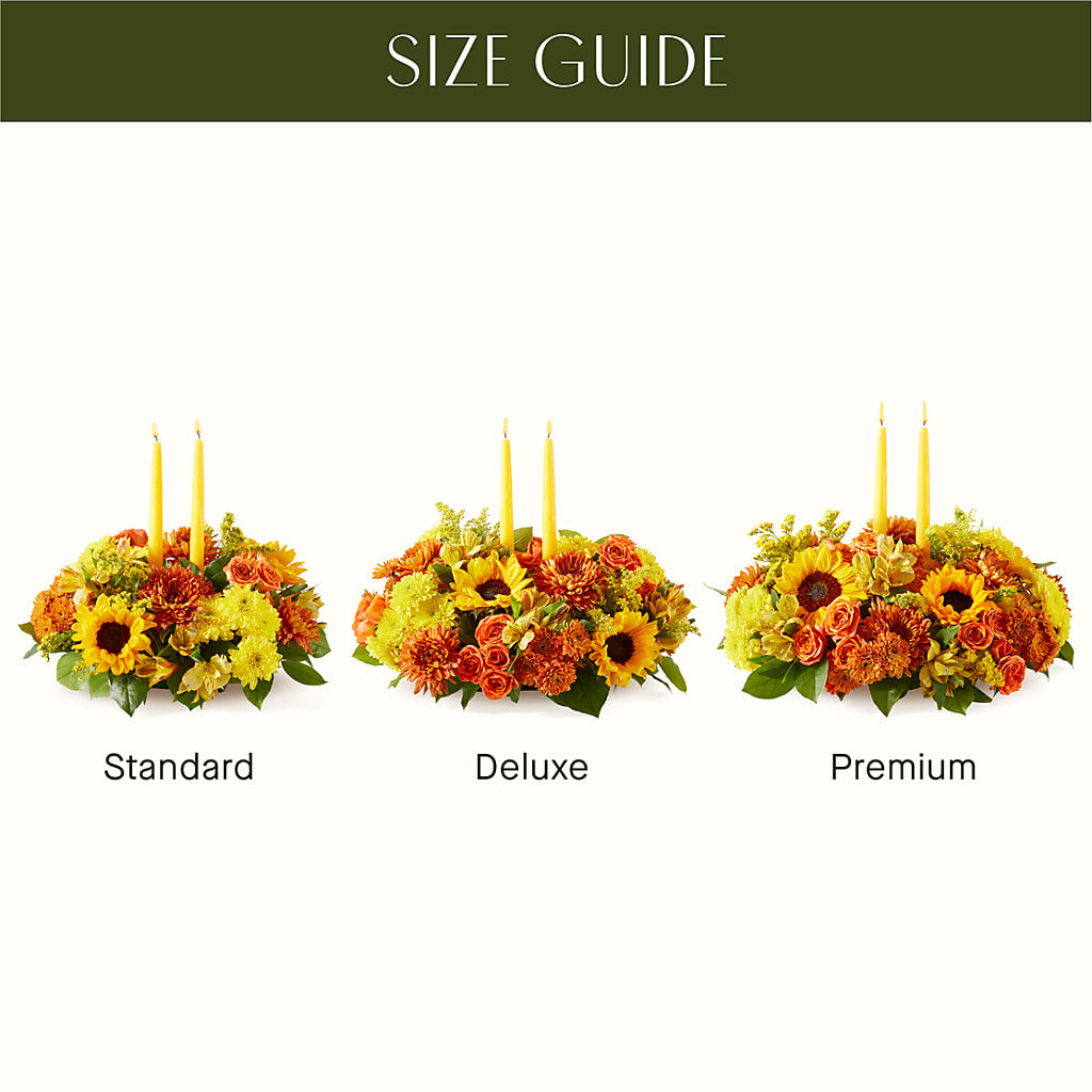 Autumn Harmony Centerpiece –  Blossom Shop, Traverse City MI