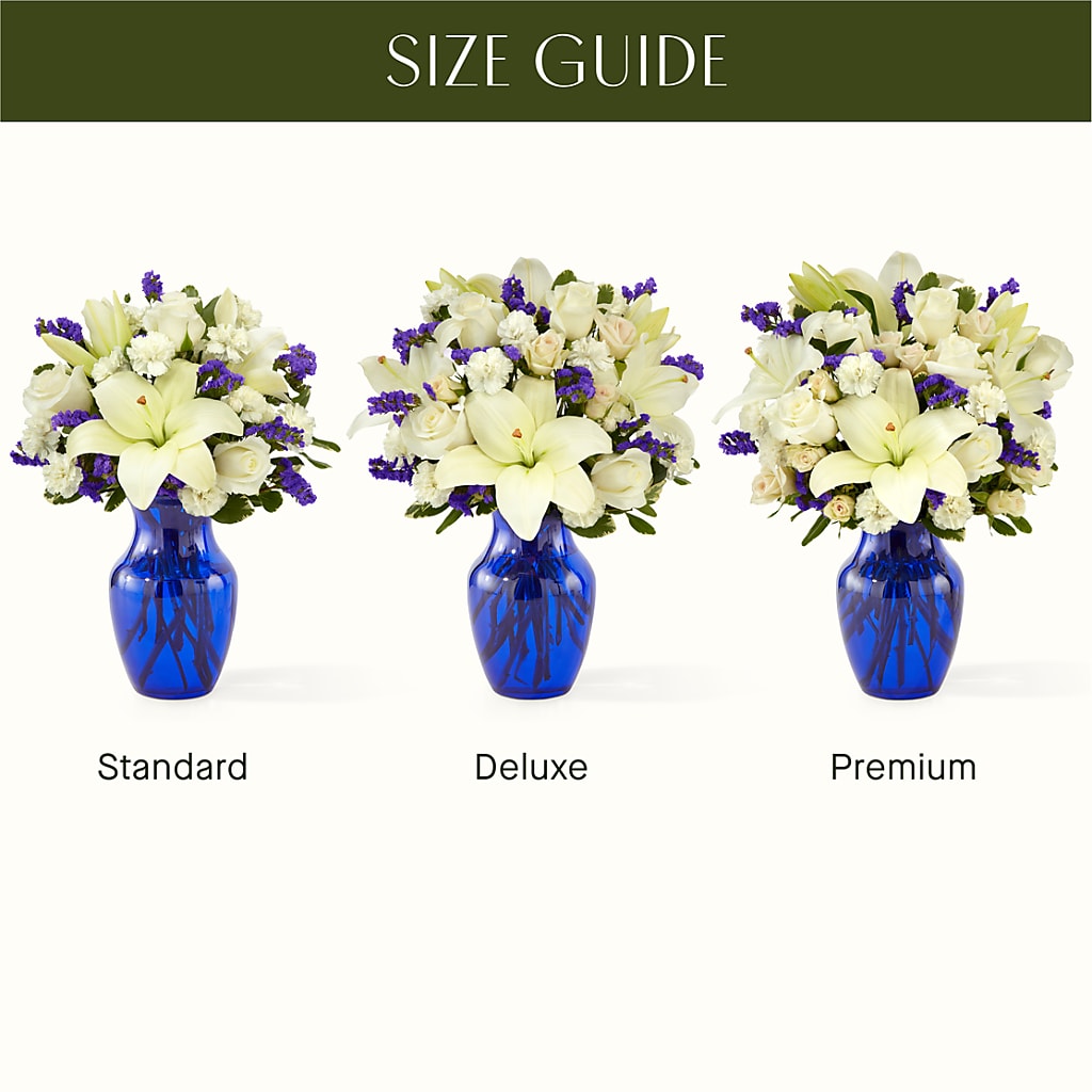 Sapphire Rush Bouquet –  Blossom Shop, Traverse City MI