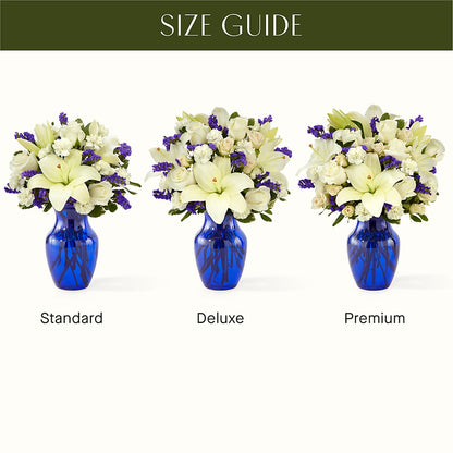 Sapphire Rush Bouquet –  Blossom Shop, Traverse City MI