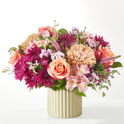 Berry Cobbler Bouquet with Ivory Vase –  Blossom Shop, Traverse City MI