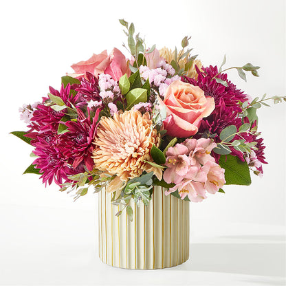 Berry Cobbler Bouquet with Ivory Vase –  Blossom Shop, Traverse City MI