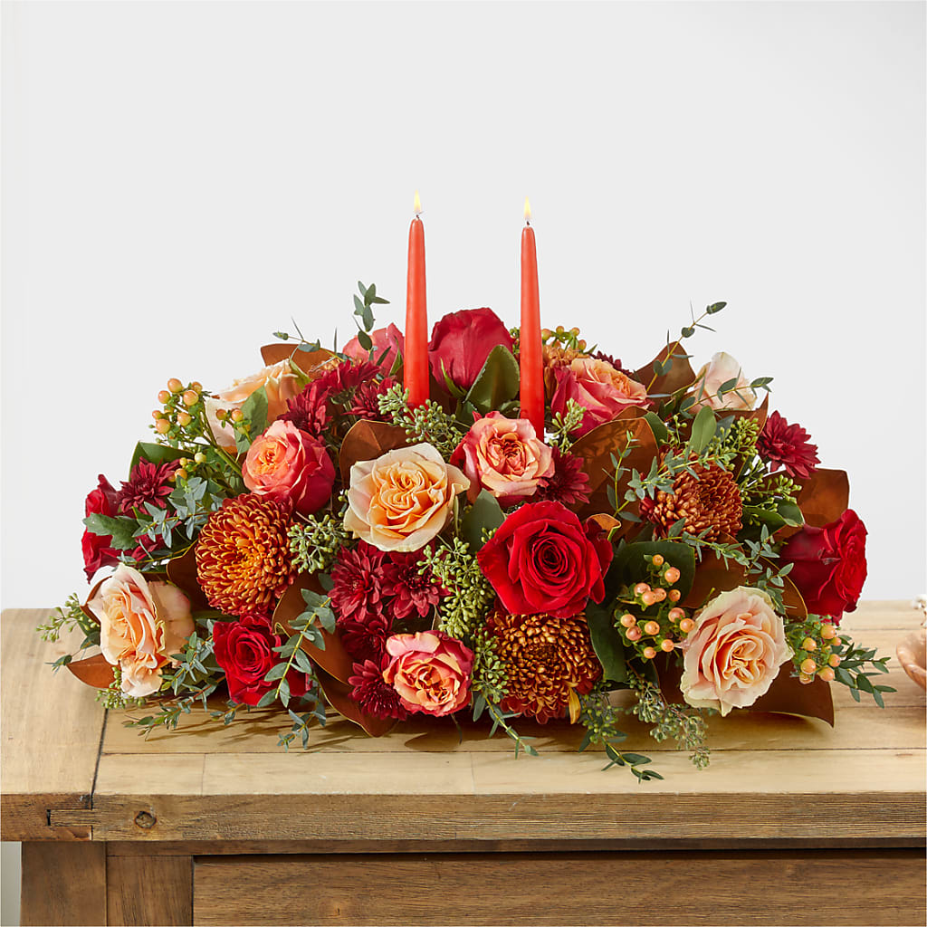 Gather Near Centerpiece –  Blossom Shop, Traverse City MI
