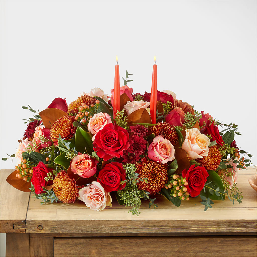 Gather Near Centerpiece –  Blossom Shop, Traverse City MI