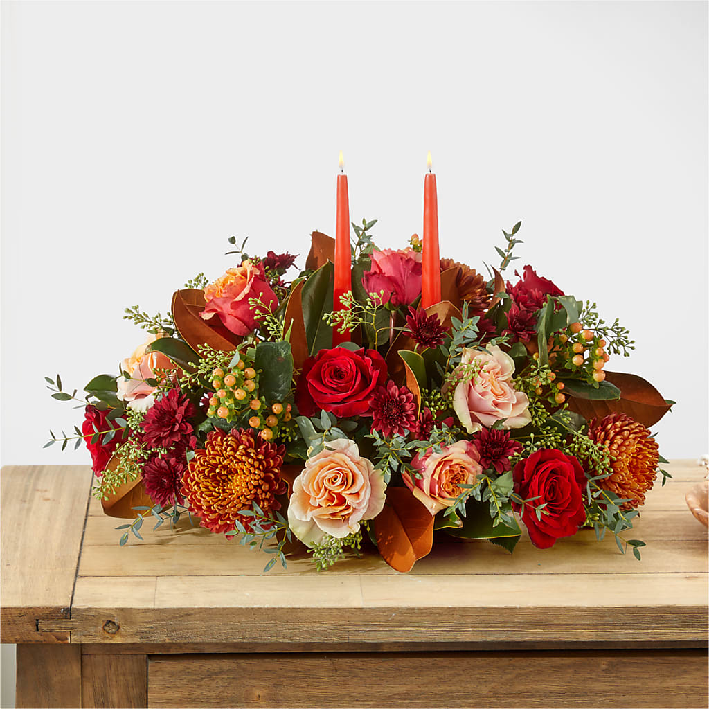 Gather Near Centerpiece –  Blossom Shop, Traverse City MI