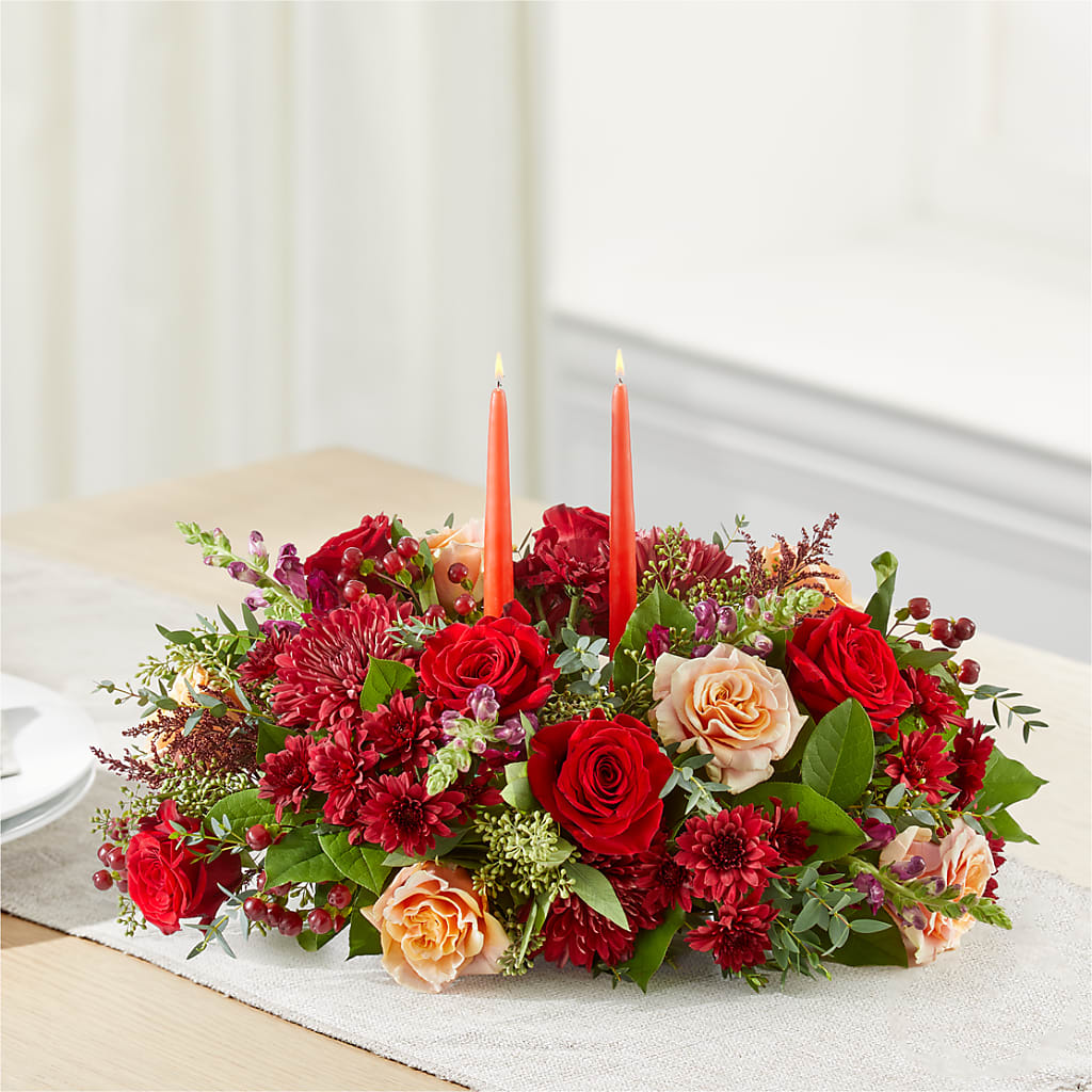 Most Thankful Centerpiece –  Blossom Shop, Traverse City MI
