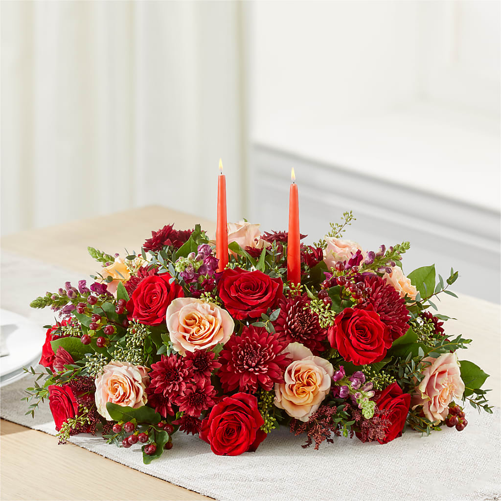 Most Thankful Centerpiece –  Blossom Shop, Traverse City MI