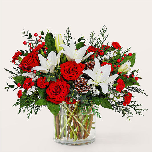 Best in Snow Bouquet –  Blossom Shop, Traverse City MI