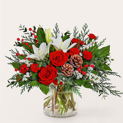 Best in Snow Bouquet –  Blossom Shop, Traverse City MI