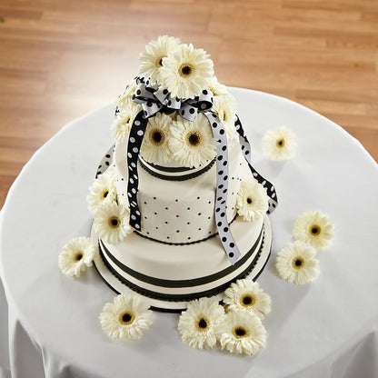 Simple Sophistication Cake Décor –  Blossom Shop, Traverse City MI