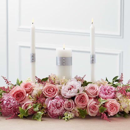 Worldwide Romance Unity Candle Arrangement –  Blossom Shop, Traverse City MI