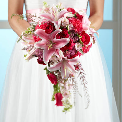 Lily & Rose Bouquet –  Blossom Shop, Traverse City MI