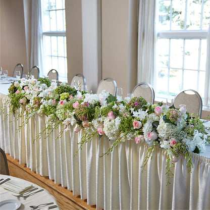 State of Joy Head Table Arrangement –  Blossom Shop, Traverse City MI