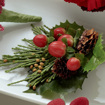 Red Berry Boutonniere –  Blossom Shop, Traverse City MI